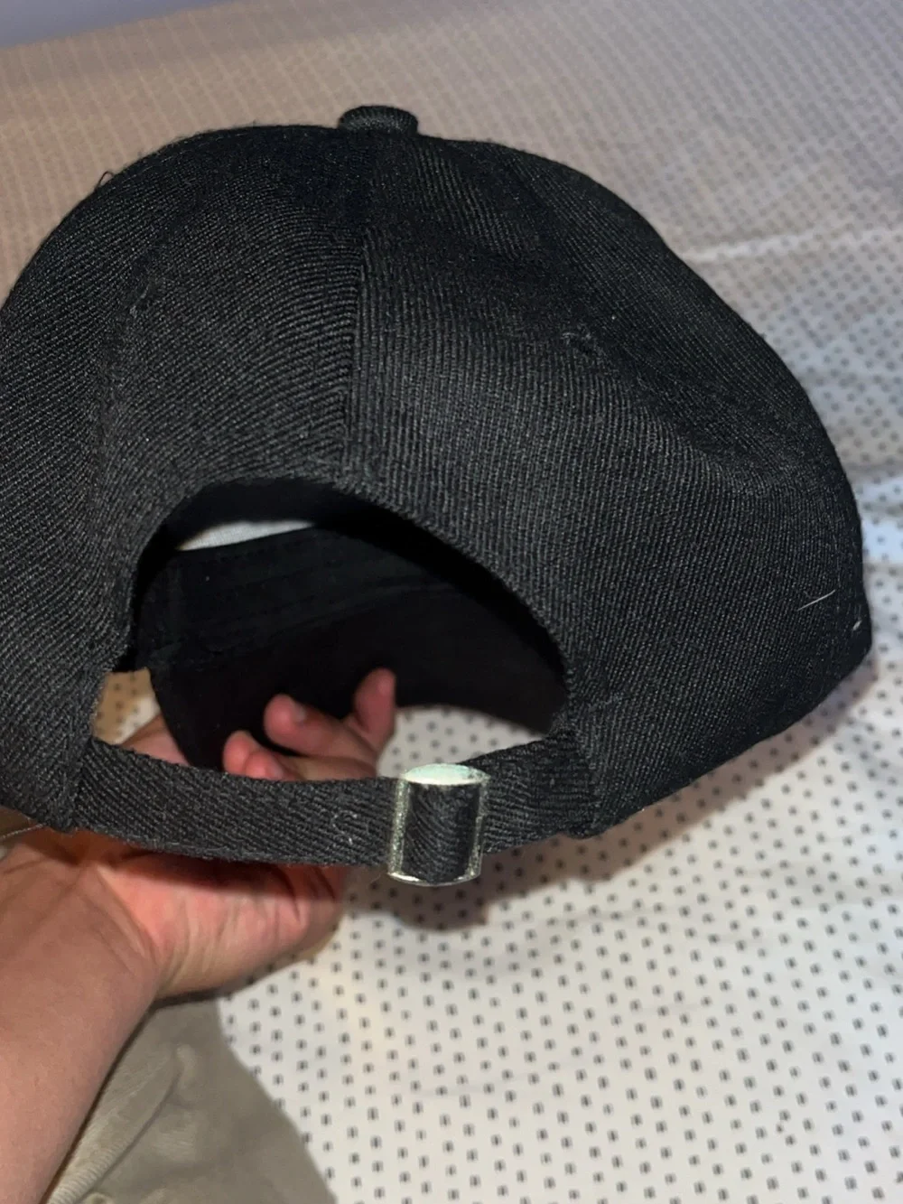 Black Cross Embroidered Baseball Cap - Men's Accessory
